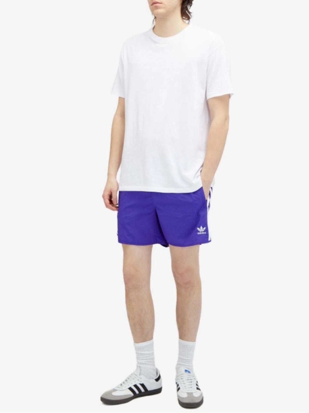 NWT Adidas Men’s Sprinter Shorts in Energy Ink size M.